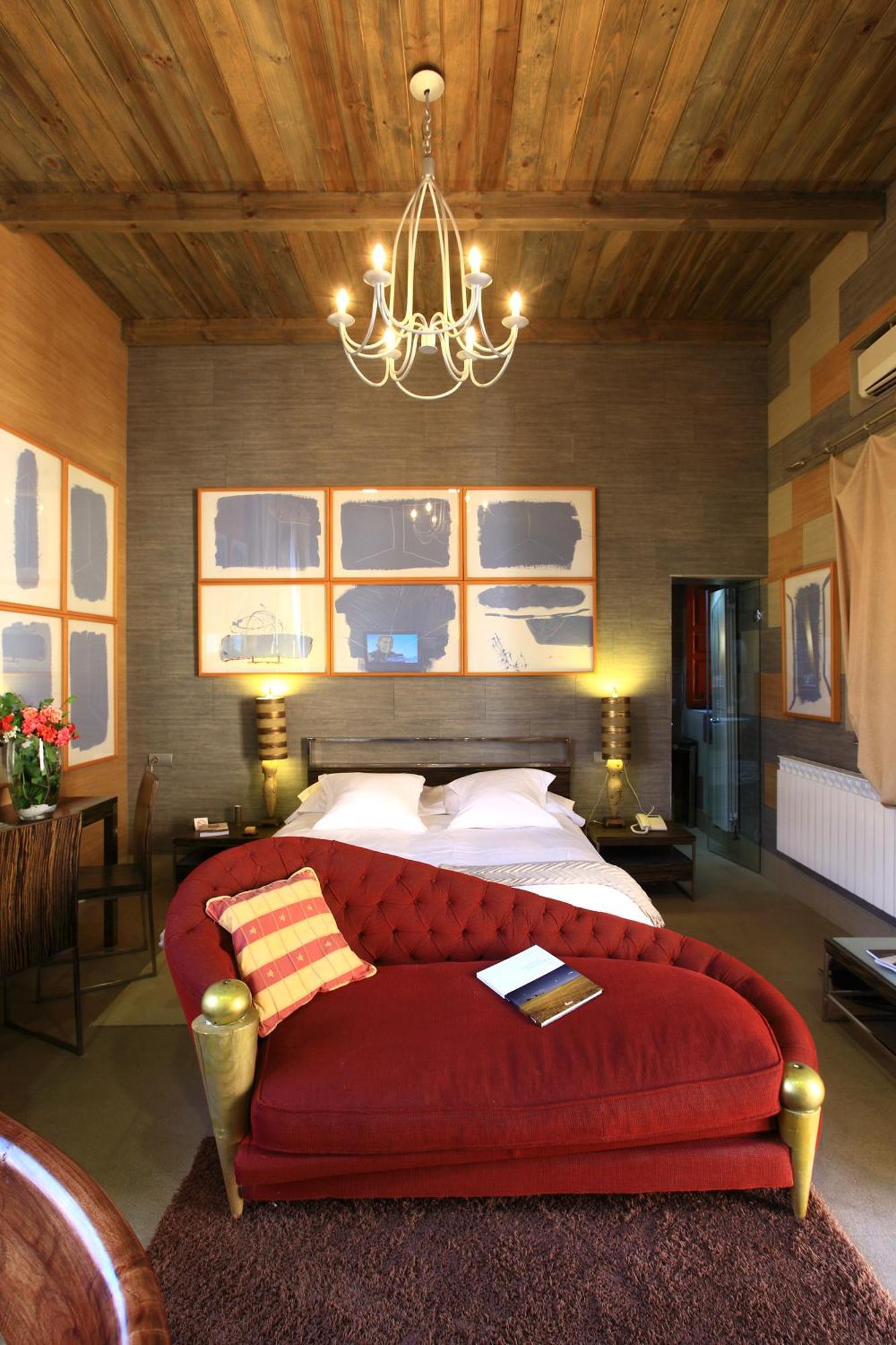 Hotel Boutique Palacio De La Serna Ballesteros De Calatrava Bagian luar foto